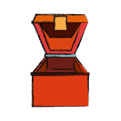 Fisherman box isolated