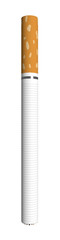 3D render ofcigarette with shadow isolated on white background