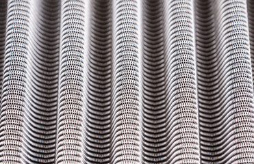 Metal grill texture of vehicle air filter