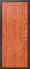 Fototapeta premium Entrance door (Layout of a colored metal door)