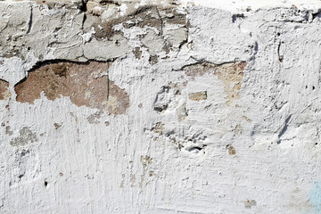 Obraz na płótnie Canvas old white brick wall background