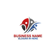 Fit Family Logo Template Design