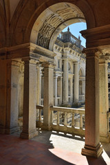 Obraz premium The Convent of Christ Roman Catholic monastery in Tomar, Portugal