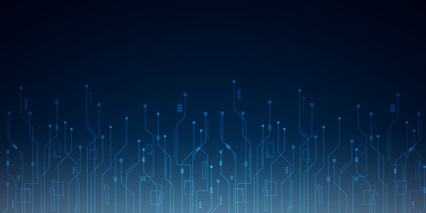 Abstract Technology Background