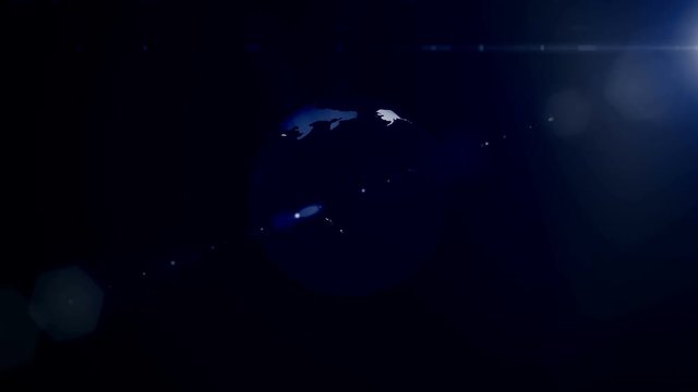 Animation of the world coming together
