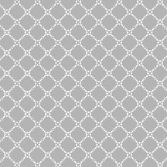 Lattice pattern with trendy lattice on a gray background. Repeating pattern background. Modern stylish texture. Repeating geometric tiles.