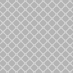 Fototapeta premium Lattice pattern with trendy lattice on a gray background. Repeating pattern background. Modern stylish texture. Repeating geometric tiles.