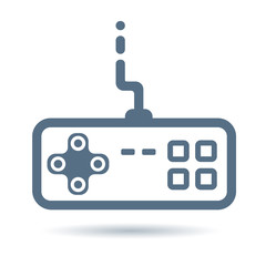 joystick linear vector icon