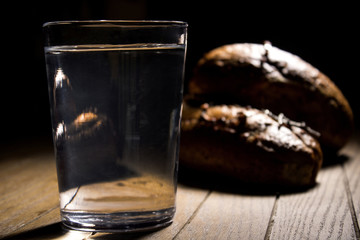 Fasting for bread and water