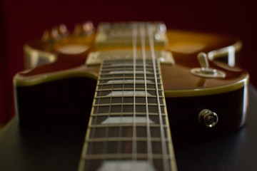 Fototapeta na wymiar guitar, music, instrument, acoustic, electric