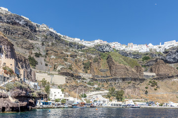Fira vue de la mer