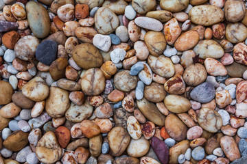 Close colorful stone background