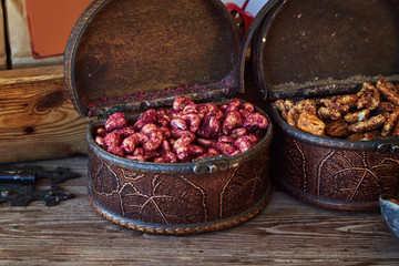 Scandinavian sweetness - spice nuts with sweet glaze