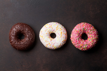 Colorful donuts