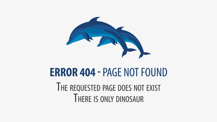 404 Error. Page not found. UI UX template for website. Vector illustration.