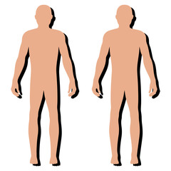 Fototapeta premium Fashion man figure