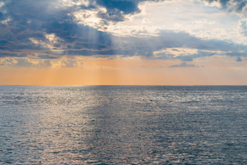 Fototapeta premium Sunset over the sea