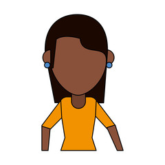 Obraz premium woman avatar vector illustration