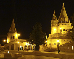 night scenery in Budapest