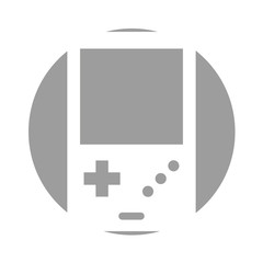 Portable video game console vector illustration design