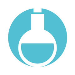 tube test with potion vector illustration design