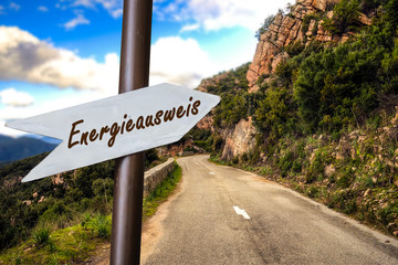 Schild 253 - Energieausweis