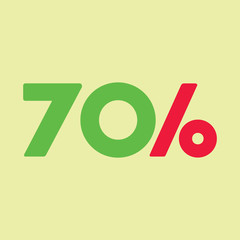 Seventy percent sale - 164623808