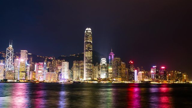 Tsim Sha Tsui,  Hong Kong, 26 May 2017 -:Victoria Harbor in Hong Kong