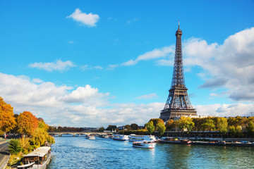 Cityscape of Paris with the Eiffel tower