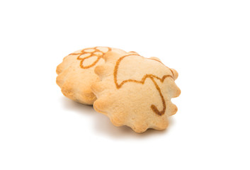 Biscuit with bitter chocolate cream filling