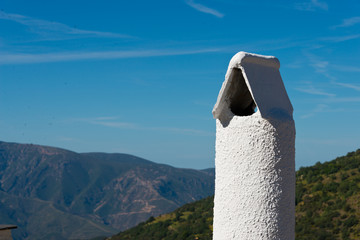 chimneys in capileira town, sierra nevada, spain © Nikolai Link