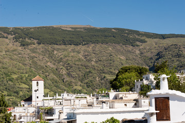 Naklejka premium capileira town, sierra nevada, spain