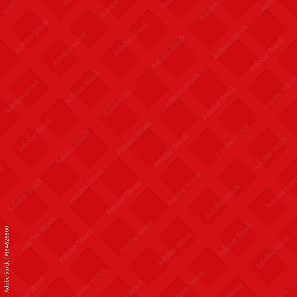 Poster red repeating cutout square pattern texture background - 3d geometrical vector graphic with shadow e