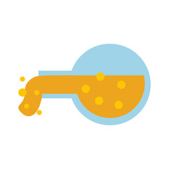 tube test with potion vector illustration design