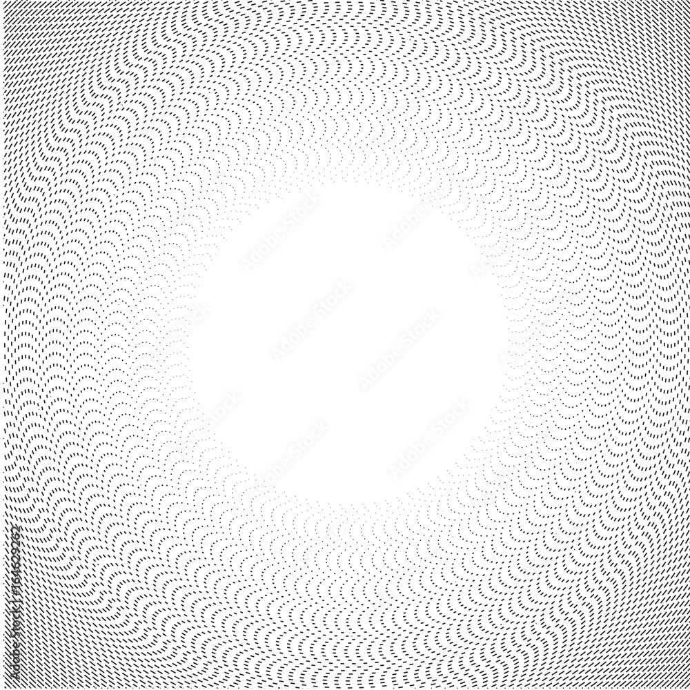Poster Vector background of dots in the corners of the image. Black digital vignette in cartoon style for comics.