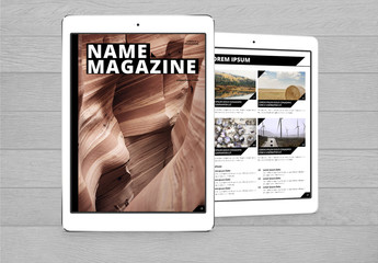 Elements Digital Magazine Layout