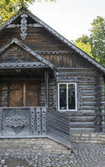 Old Russian house in the village.