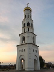 Bell tower of the cathedral. Bryansk, Russia