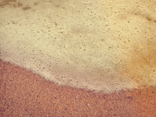 Shiny reflected sunny natural sandy coast background