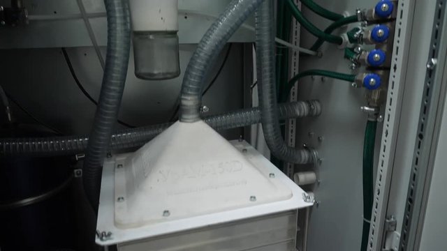 Laboratory equipment, plastic bottle. Apparatus in the chemistry lab