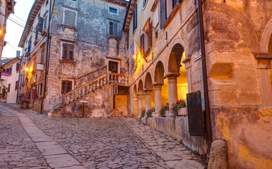 Fototapeta premium Groznjan town lodge