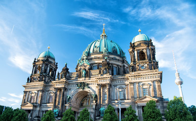 Fototapeta na wymiar Berlin Cathedral in Berlin