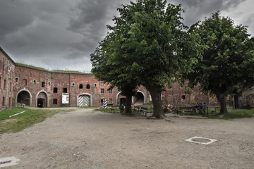 Fototapeta na wymiar View of Fort Srebrna Góra (Silver Mountain Fort) Poland