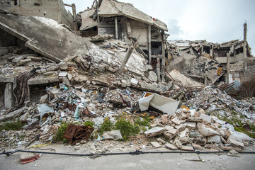 ville détruite homs syrie 