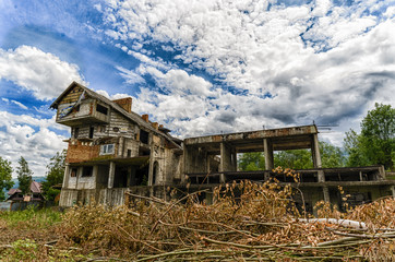 Fototapeta premium Abondoned house