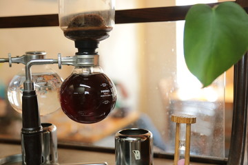 サイフォン　珈琲