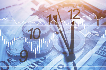 time is money concept, business and finance, inflation