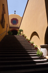 Church stairs in San Luis Potosi, Mexico