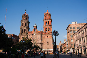 Fototapeta na wymiar Cathedral San Luis Potosi, Mexico