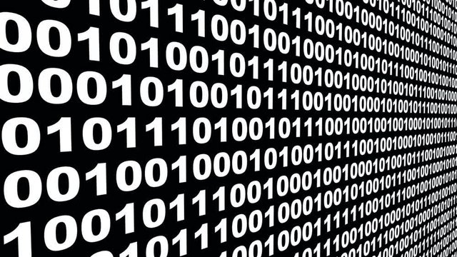 4k,Binary source code,data digital display,future tech background.